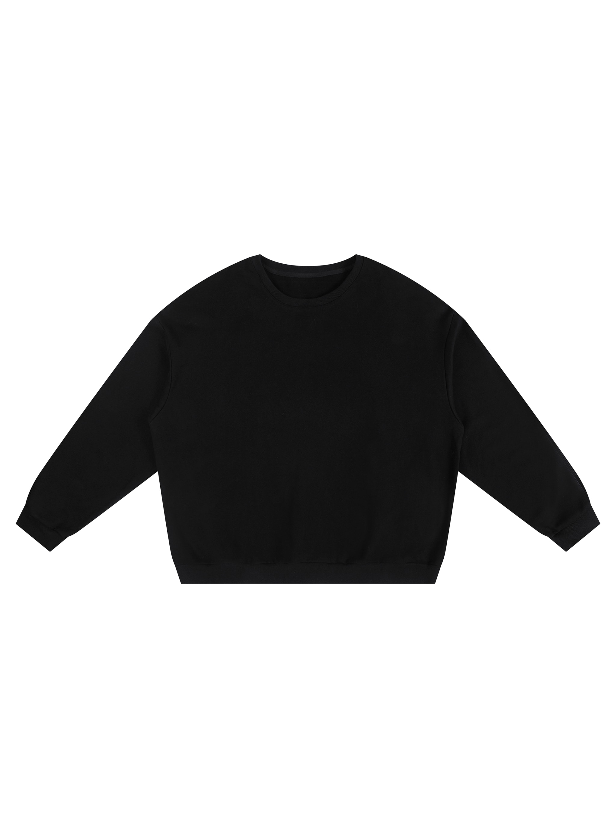 Heavyweight Drop-Shoulder Sweatshirt — Black Beauty