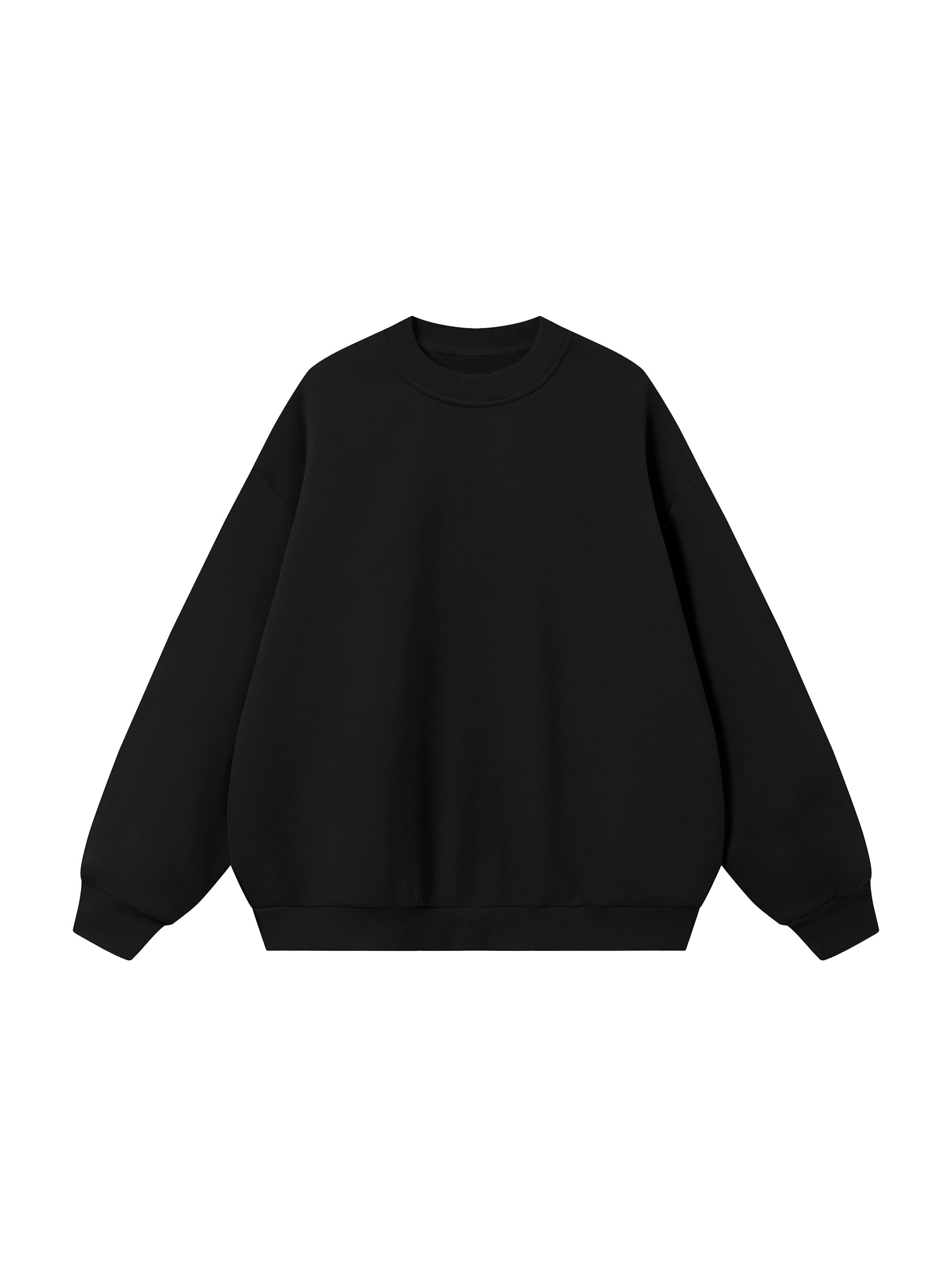Custom Boxy Fleece Crewneck Sweatshirt — Sweatshirts