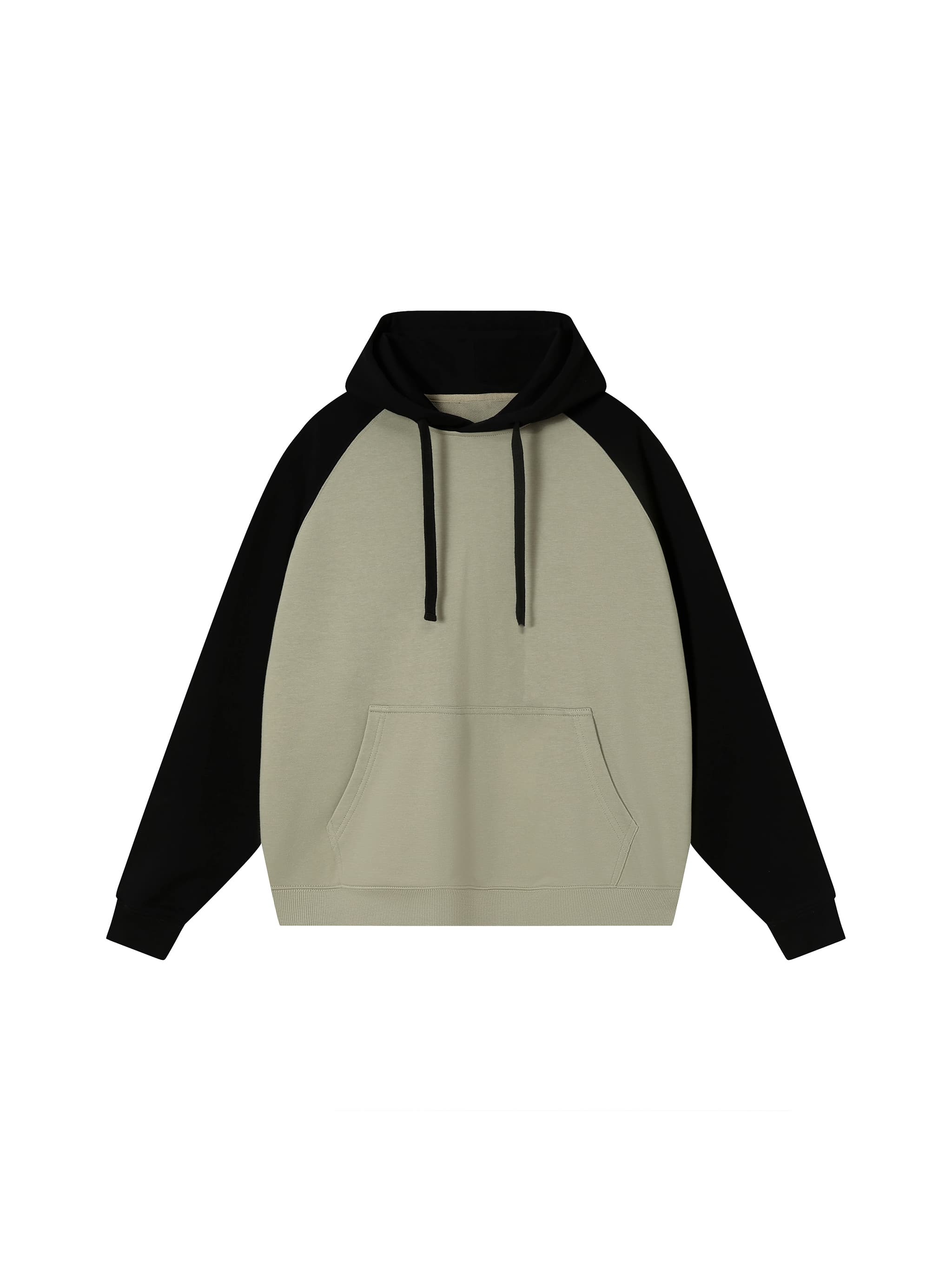 Custom Color-Block Raglan Sleeve Hoodie — Hoodies