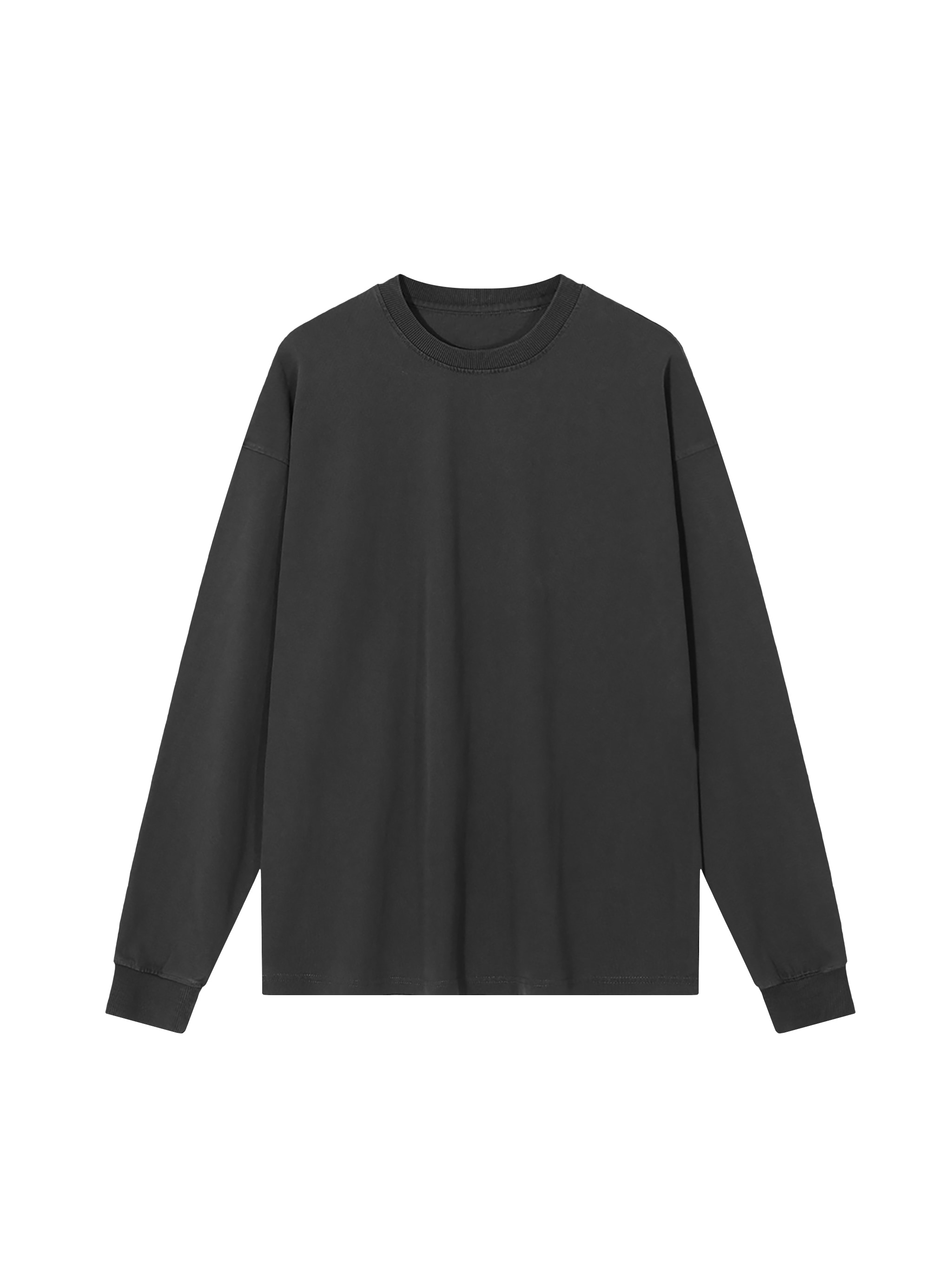 Vintage Washed Long Sleeve T-Shirt — Vintage Black