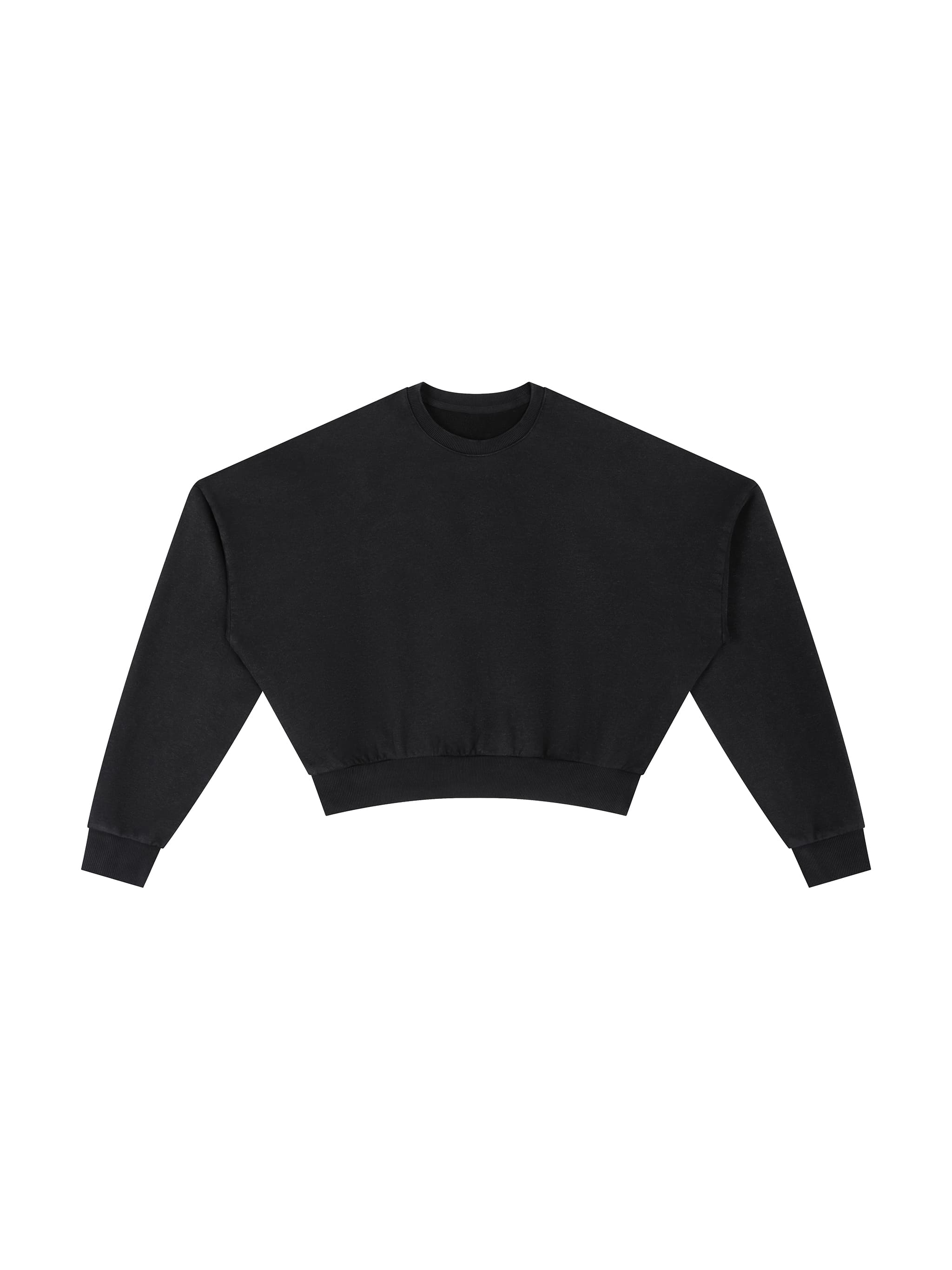 Custom Vintage Washed Cropped Sweatshirt — Sweatshirts