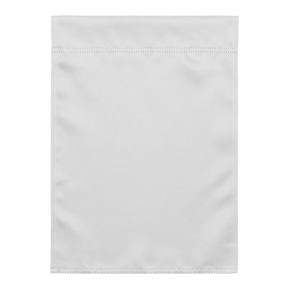 Custom Garden Flag — White