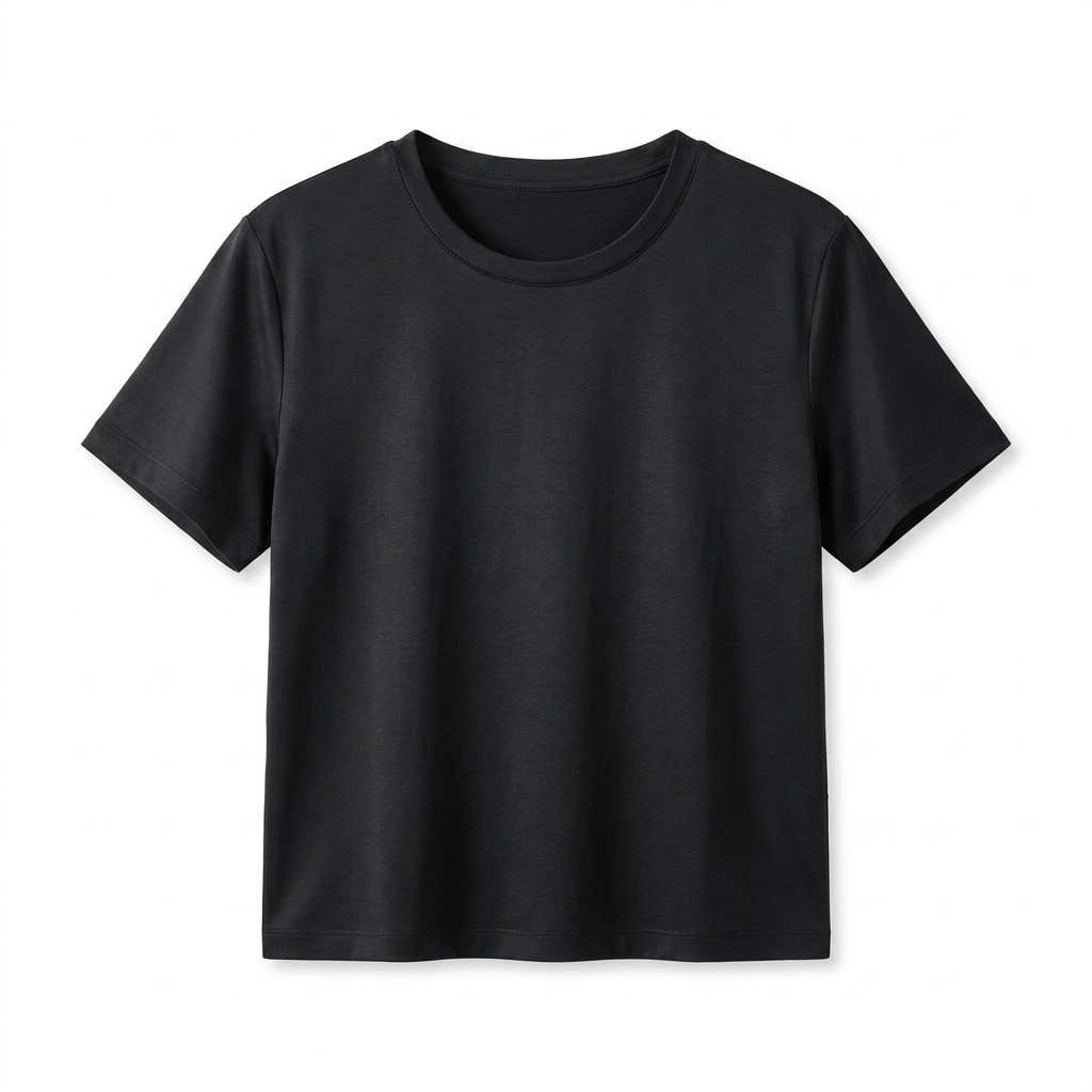 Mulberry Silk Blend T-Shirt — hero product shot