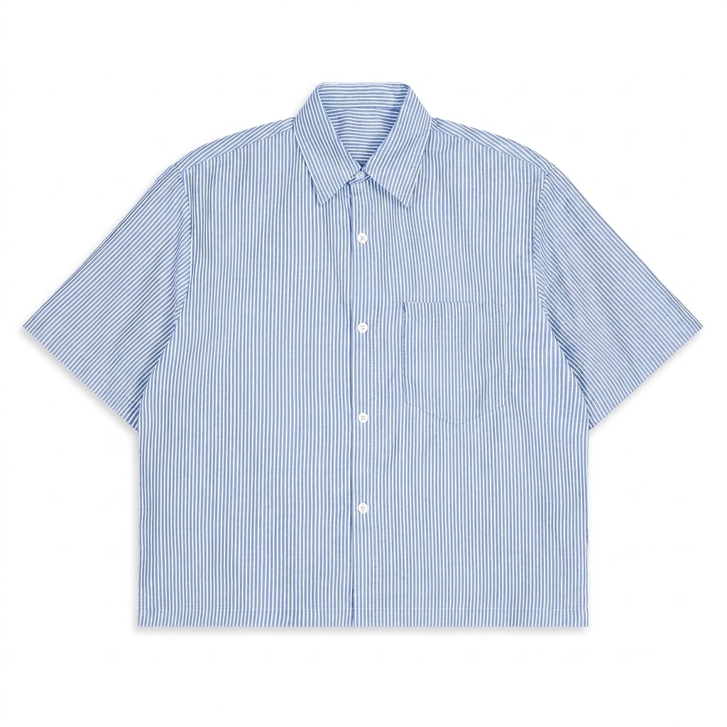 Oversized Vertical Stripe Shirt — hero product shot