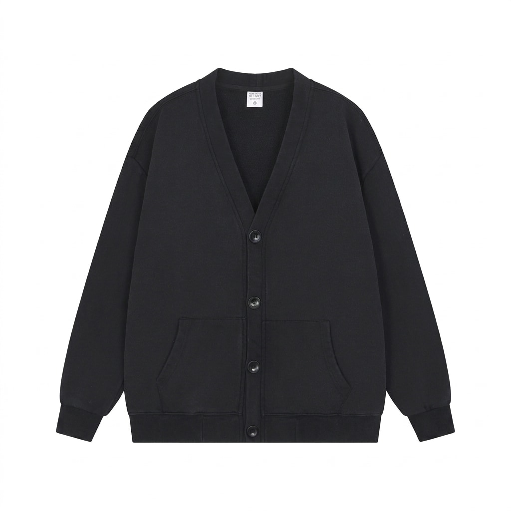 Premium Snow Washed Cardigan — hero product shot