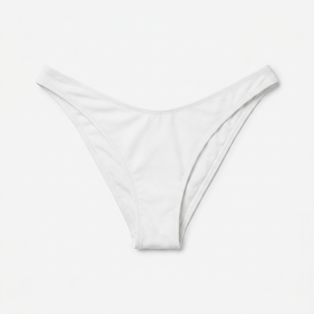 Recycled V-Cut Bikini Bottom — hero product shot