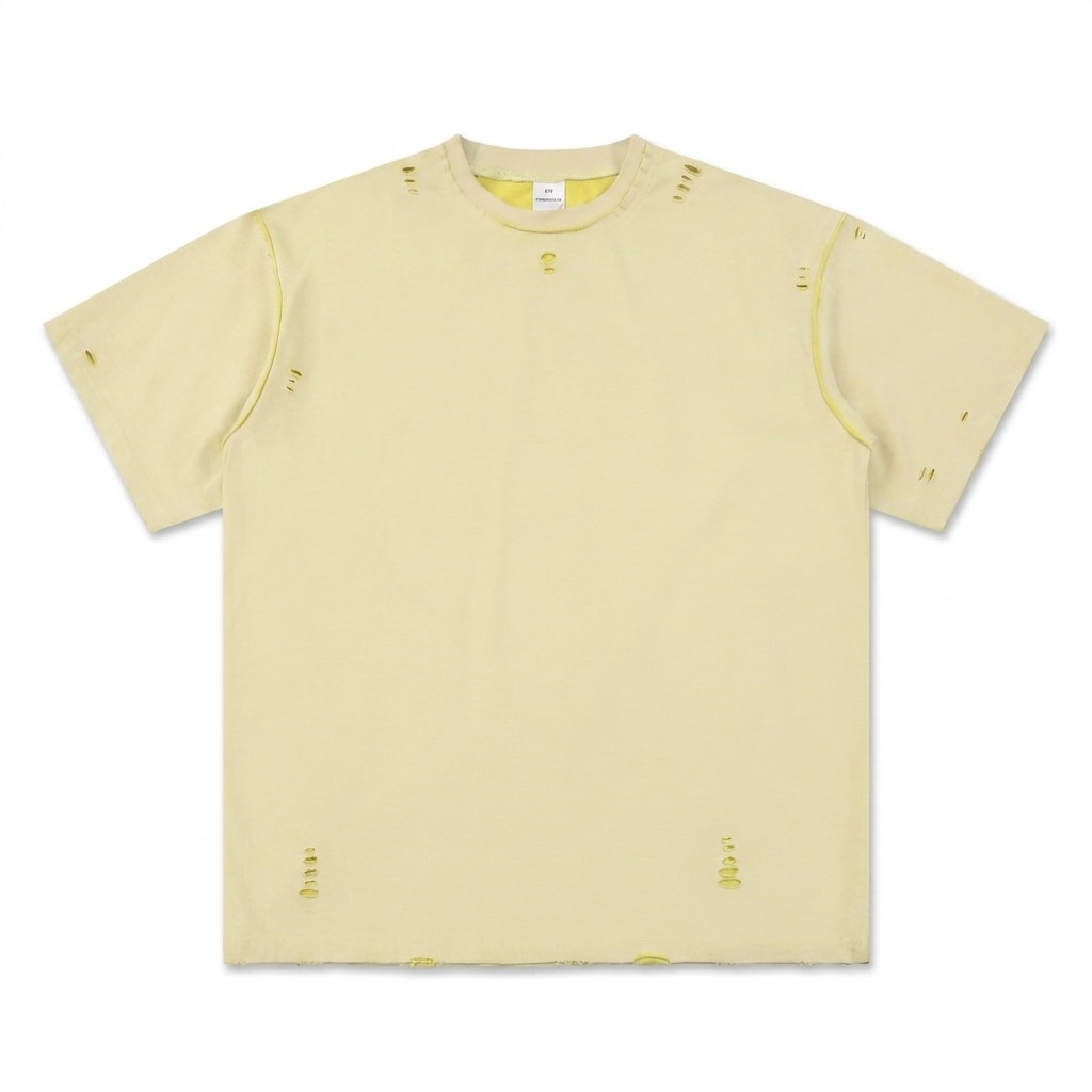 Reversible Hand-Frayed T-Shirt — hero product shot