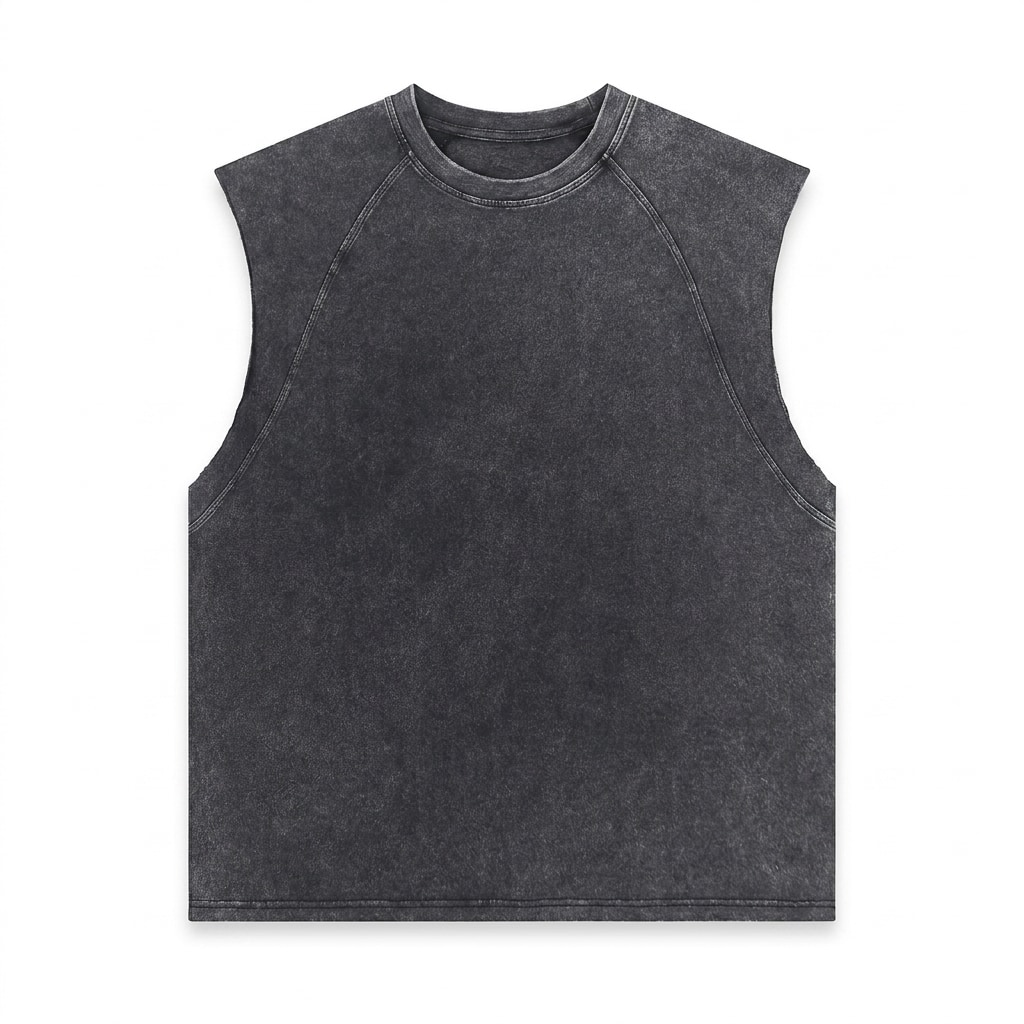 Snow-Washed Custom Tank Top — hero product shot