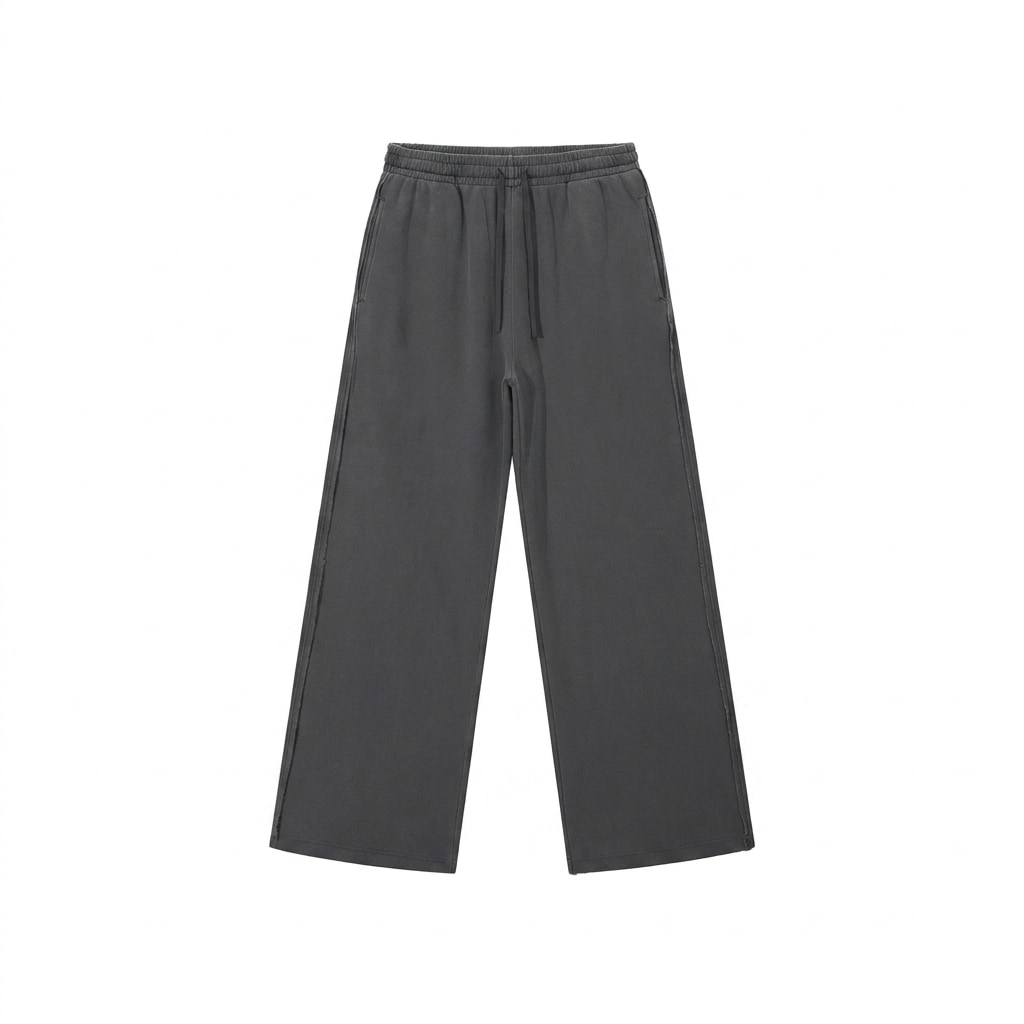 Snow Washed Raw Edge Sweatpants — hero product shot