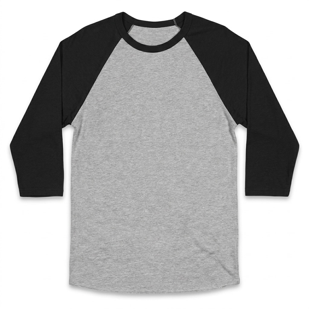 Unisex 3/4 Sleeve Raglan Shirt — hero product shot