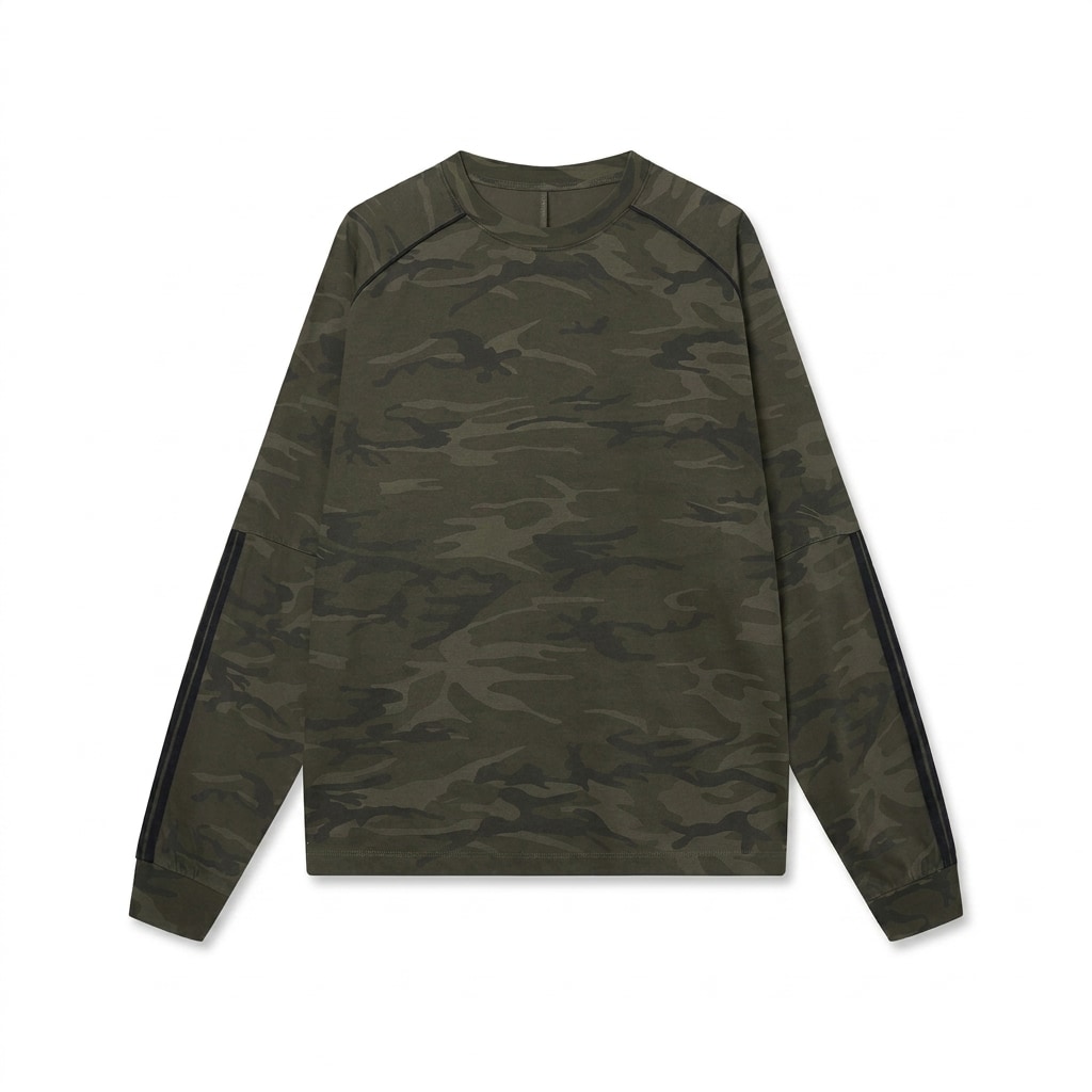 Unisex Camo Long Sleeve T-Shirt — hero product shot