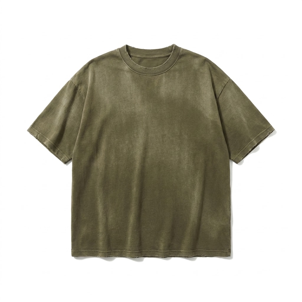 Unisex Distressed Boxy T-Shirt — hero product shot