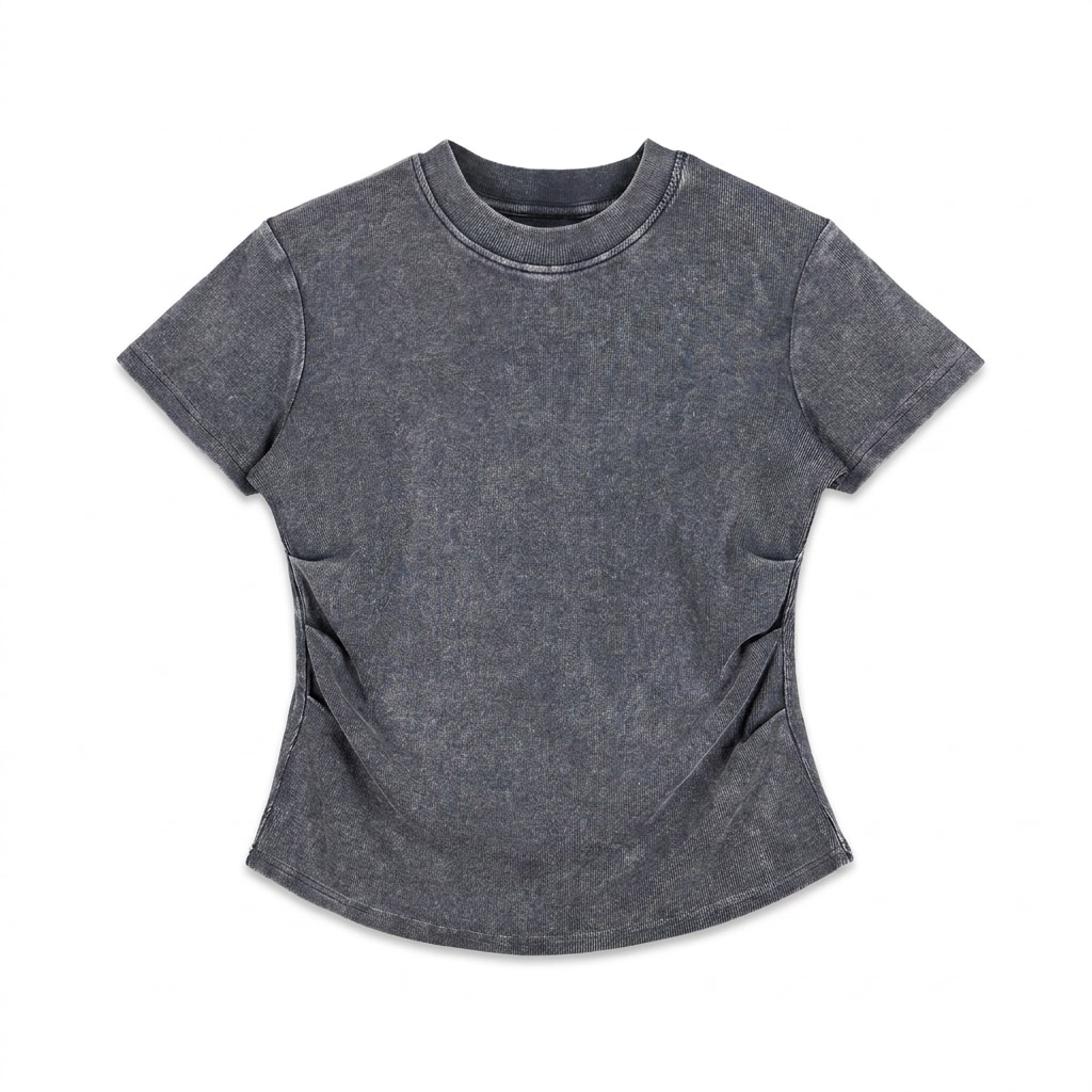 Vintage Washed Bodycon T-Shirt — hero product shot