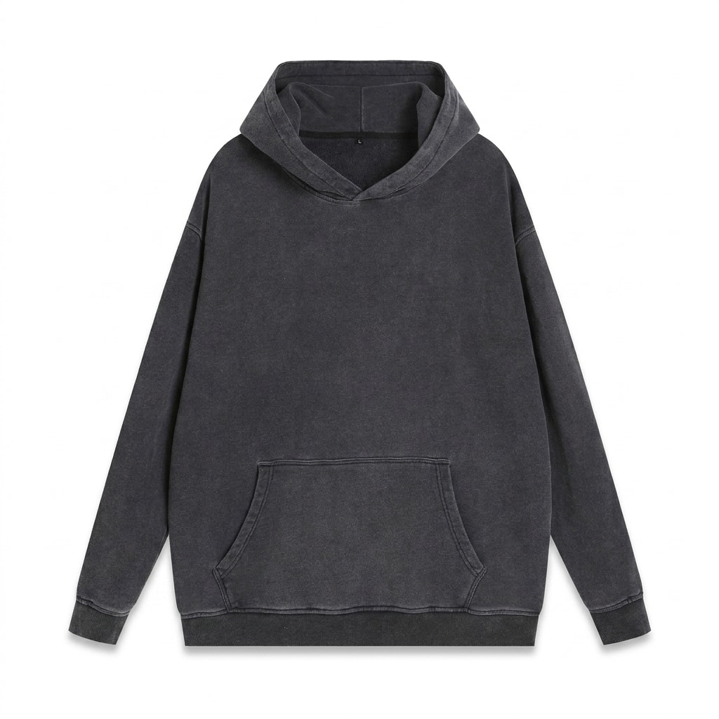 Vintage Washed Cotton Hoodie — hero product shot