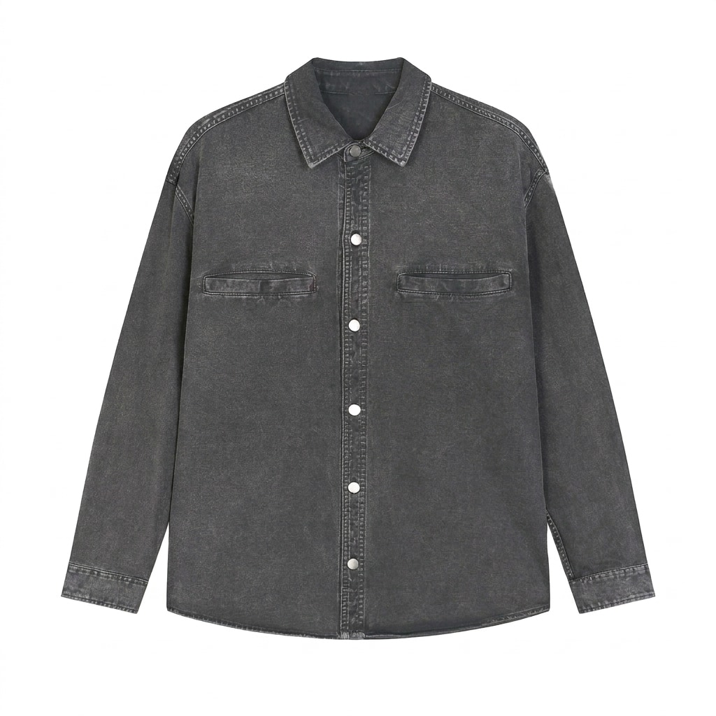 Vintage Washed Denim Jacket — hero product shot