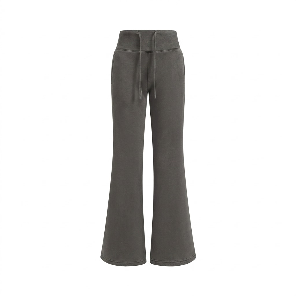 Vintage Washed Flared Fleece Pants — hero product shot
