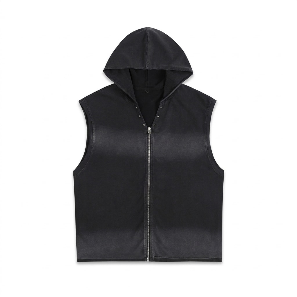 Vintage Washed Hooded Tank Top — hero product shot