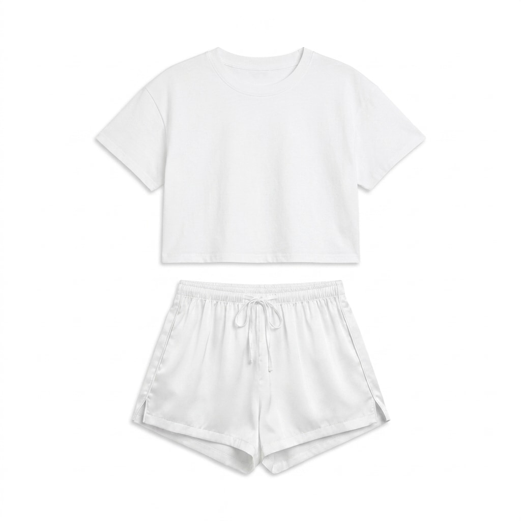 All-Over Print Pajama Shorts — hero product shot