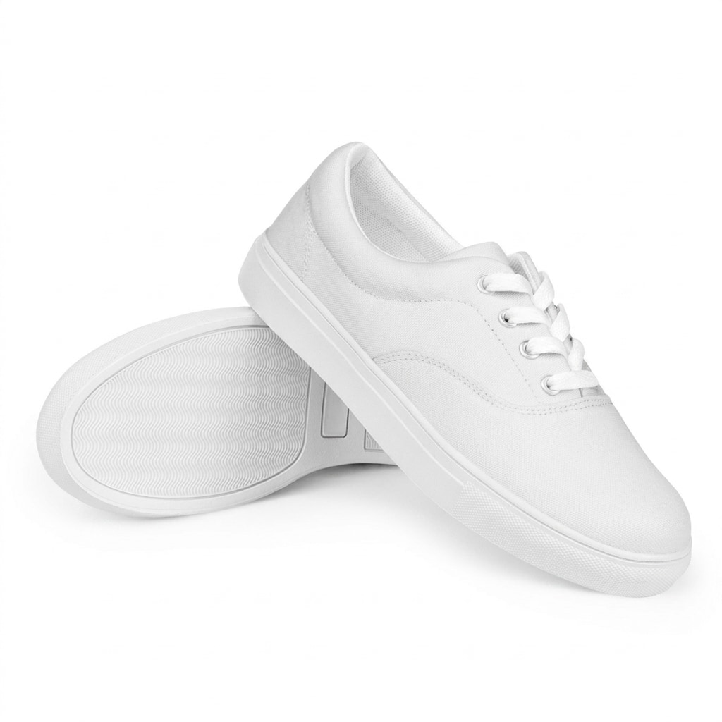Women's Canvas Lace-Up Shoes — hero product shot
