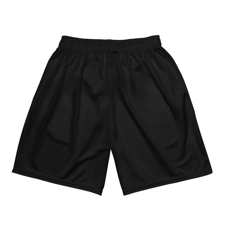 Unisex Mesh Shorts-White Stitching