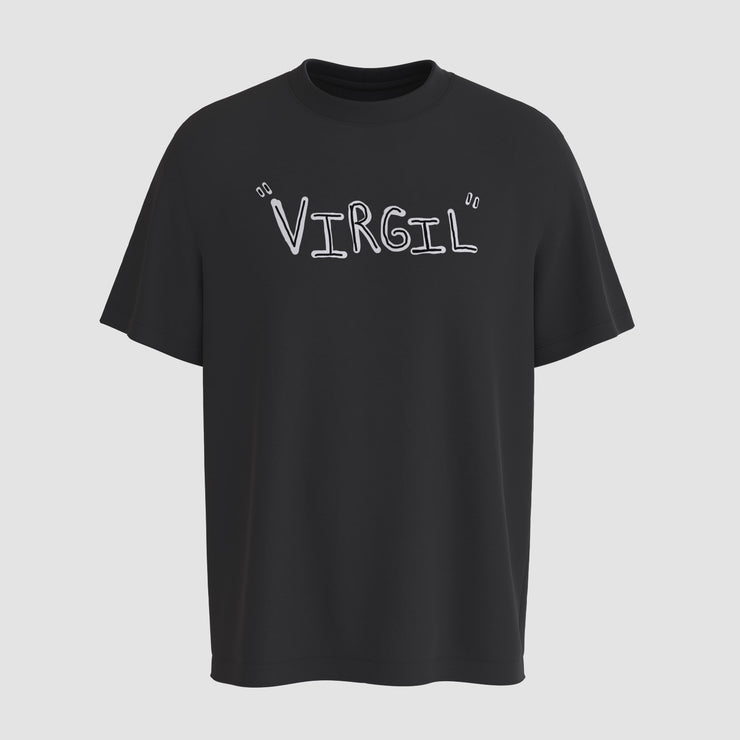 "Virgil" Heavyweight T-Shirt - Black