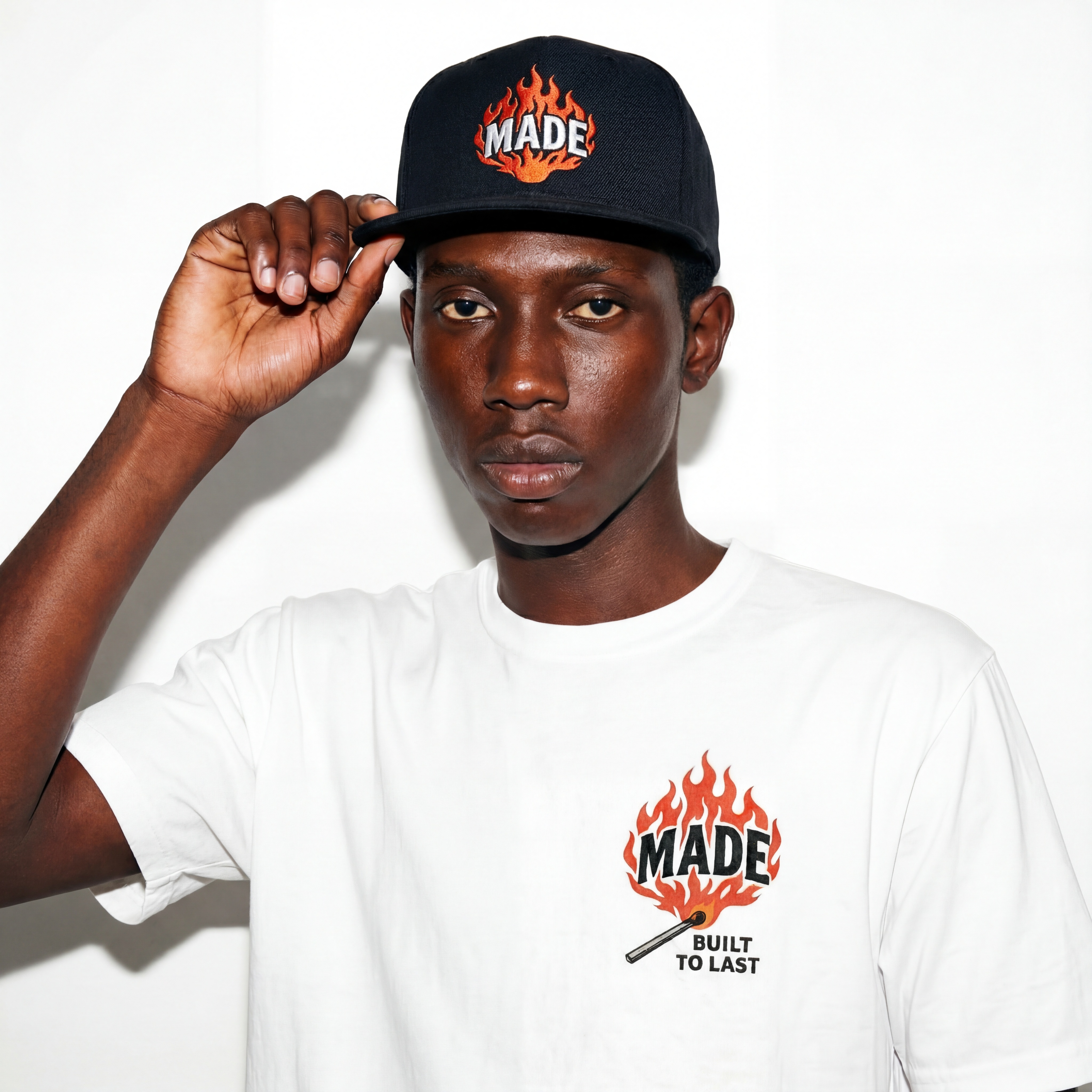 Creator wearing FLYP merch